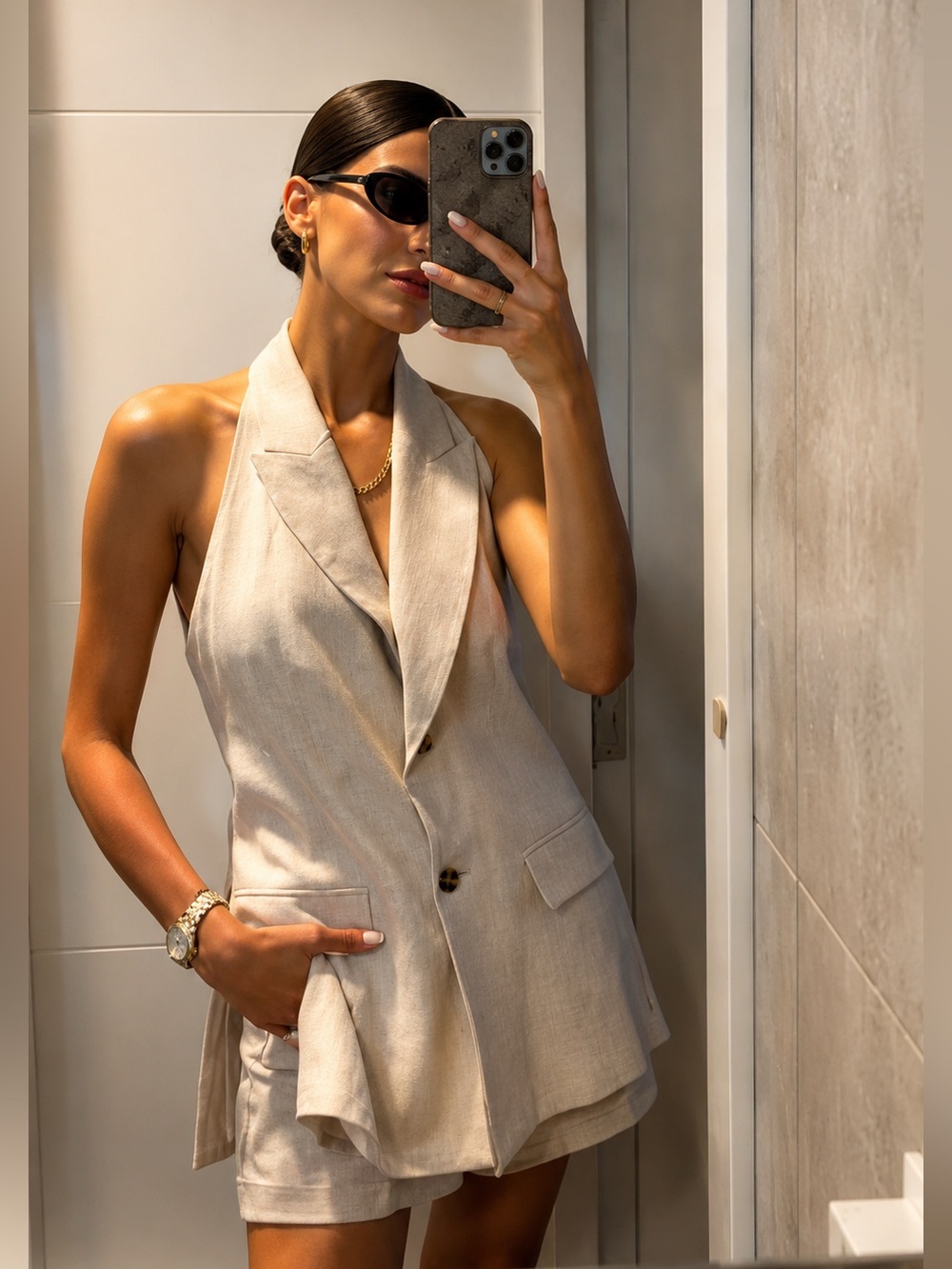 VIRAL NEW FALL 🍁 ZARA VIRAL LINEN VEST  SIZE  S
🚨FINAL PRICE NO DISCOUNT